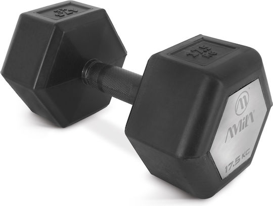 AMILA 84823 Βαράκι Εξάγωνο Λαστιχένιο 1 x 17.5kg