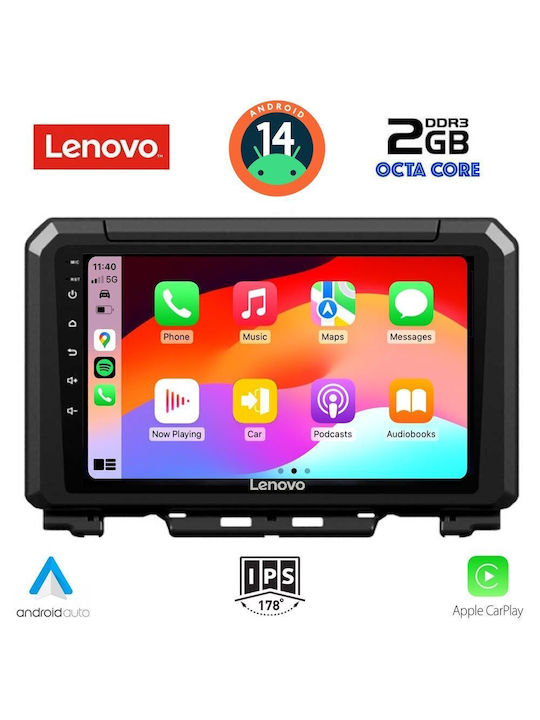 Lenovo Car Audio System for Suzuki Jimny 2017> (Bluetooth/USB/AUX/WiFi/GPS) with Touch Screen 9"