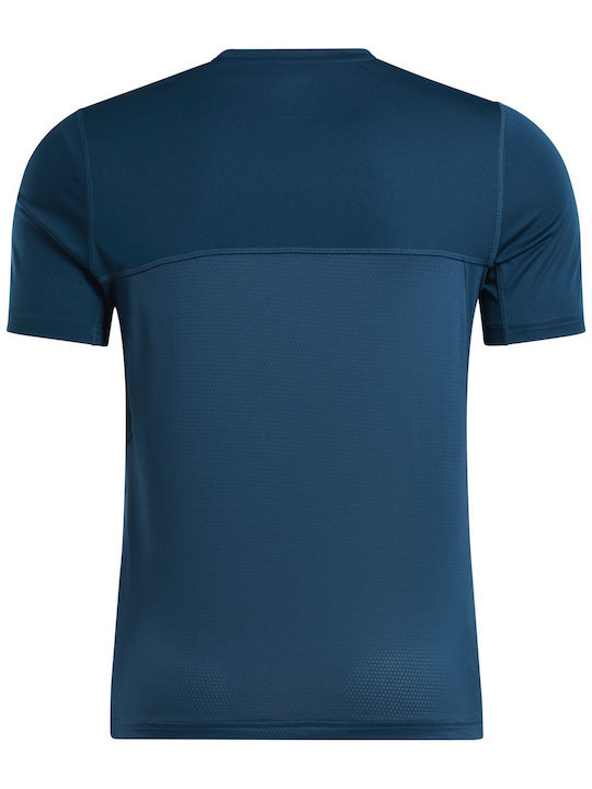 Reebok Men's Athletic T-shirt Short Sleeve Blue