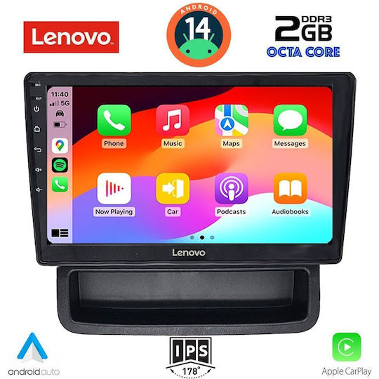 Lenovo Sistem Audio Auto pentru Opel Vivaro Renault Trafic Nissan Primastar 2004-2015 (Bluetooth/USB/AUX/WiFi/GPS/Apple-Carplay/Android-Auto) cu Ecran Tactil 10"