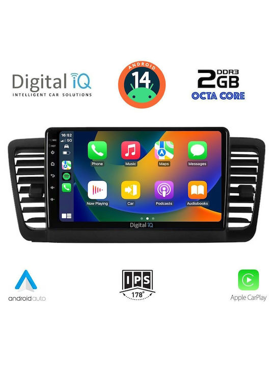 Digital IQ Car Audio System for Subaru Legacy / Outback 2002-2008 (Bluetooth/USB/AUX/WiFi/GPS) with Touch Screen 9"