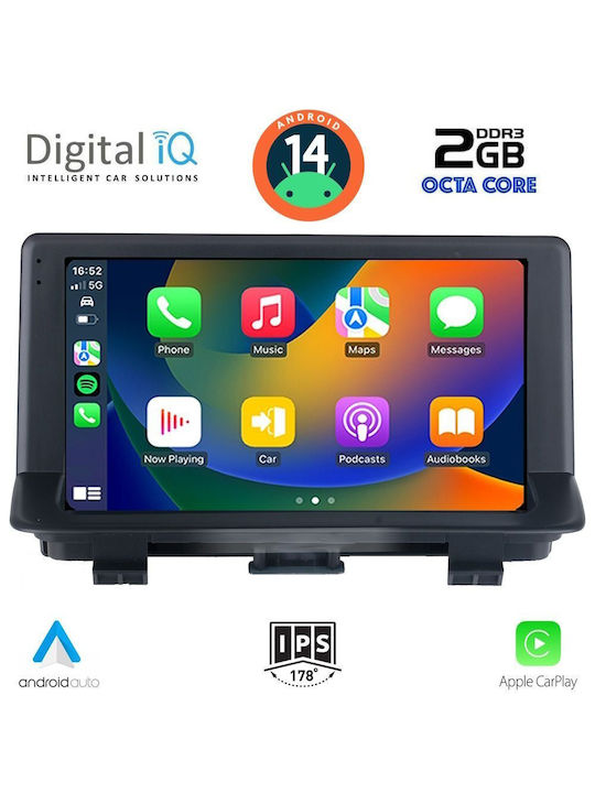 Digital IQ Car Audio System for Audi Q3 2013-2018 (Bluetooth/USB/AUX/WiFi/GPS) with Touch Screen 9"