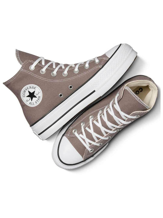 Converse Chuck Taylor All Star Lift Platform Damen Sneakers Braun