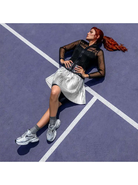 Γυναικεία Chunky Sneakers Ασημί