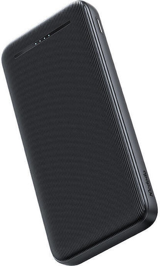 Mcdodo MC-4631 Power Bank 10000mAh 10.5W με 2 Θύρες USB-A και Θύρα USB-C Μαύρο