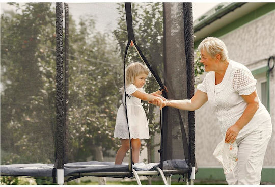 Safety Protection Net Trampolines 426cm 8 External Poles