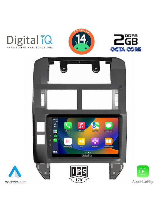 Digital IQ Car Audio System for Volkswagen Polo 2002-2009 (Bluetooth/USB/AUX/WiFi/GPS) with Touch Screen 9"