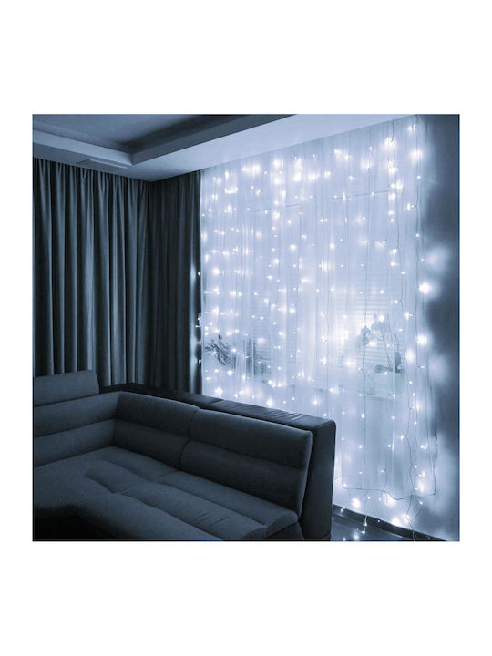 200 Λαμπάκια LED Κουρτίνα 2μ. x 200εκ. Λευκά USB 200 Λαμπάκια LED Κουρτίνα 2μ. x 200εκ. Λευκά USB