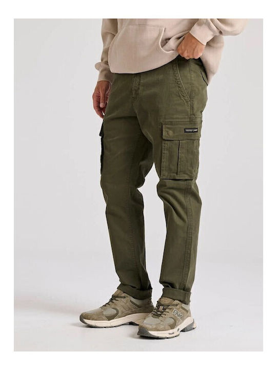 Trousers Cargo in Regular Fit Dusty Olive Khaki