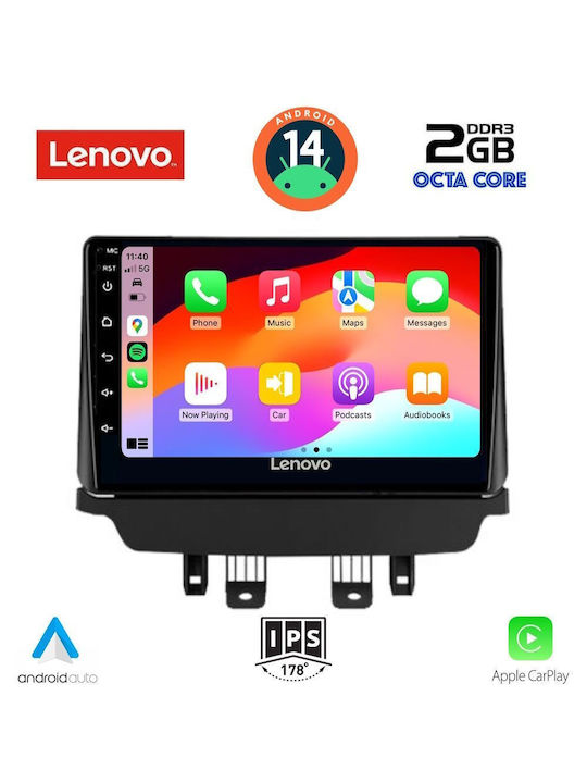 Lenovo Car Audio System for Mazda 2 2014> (Bluetooth/USB/AUX/WiFi/GPS) with Touch Screen 9"