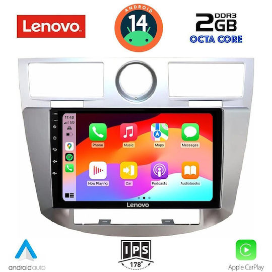 Lenovo Car Audio System Chrysler Sebring 2008-2010 (Bluetooth/USB/AUX/WiFi/GPS/Apple-Carplay/Android-Auto) with Touch Screen 9"