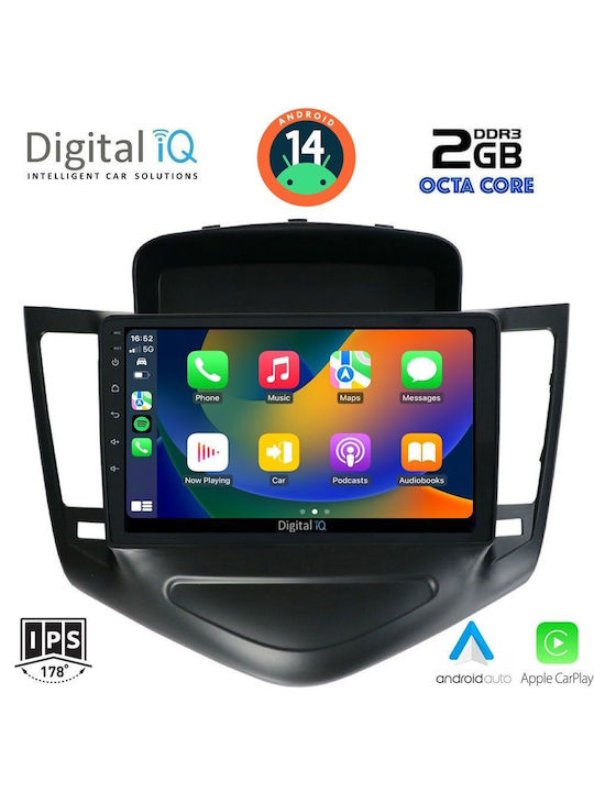 Digital IQ Car Audio System for Chevrolet Cruze 2008-2012 (Bluetooth/USB/AUX/WiFi/GPS) with Touch Screen 9"