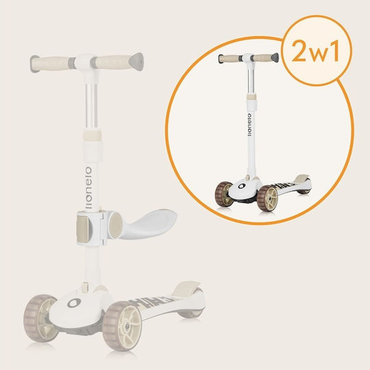 Lionelo Kinderroller Klappbar Franky 3-Rad mit Sitz für 12 Monate Rosa
