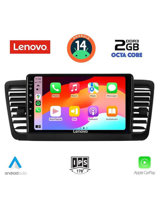 Lenovo Car Audio System for Subaru Legacy / Outback 2002-2008 (Bluetooth/USB/AUX/WiFi/GPS) with Touch Screen 9"