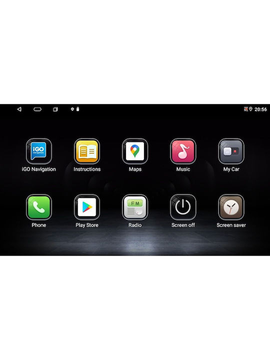 Lenovo Автомобилна Аудио Система (Блутут/USB/AUX/WiFi/GPS/Apple-Carplay/Android-Auto) с Тъчскрийн 10"