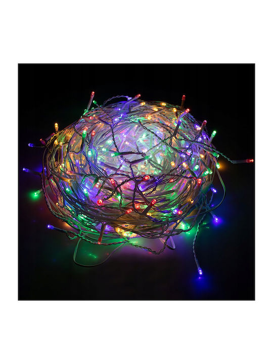 300 Λαμπάκια LED 12μ. Πολύχρωμα τύπου Κουρτίνα