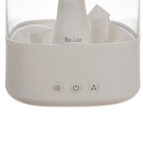 Mushroom-shaped Humidifier Zola Aroma Diffuser Rain Effect 6 Led Diodes 8 Color Changing Modes