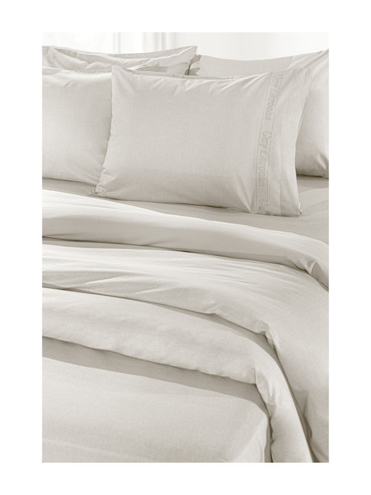 Guy Laroche Sheet Double 200x265cm. Color Plus Ivory