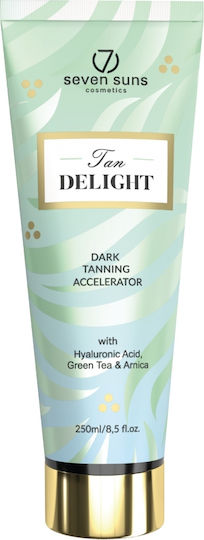 7Suns Cosmetics Tan Delight + Double Mirror Солариум За Тяло Тъмен 250мл