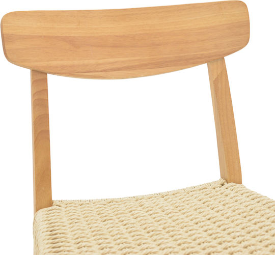 Eaprine Wooden Dining Room Chair Natural 49x53x77cm