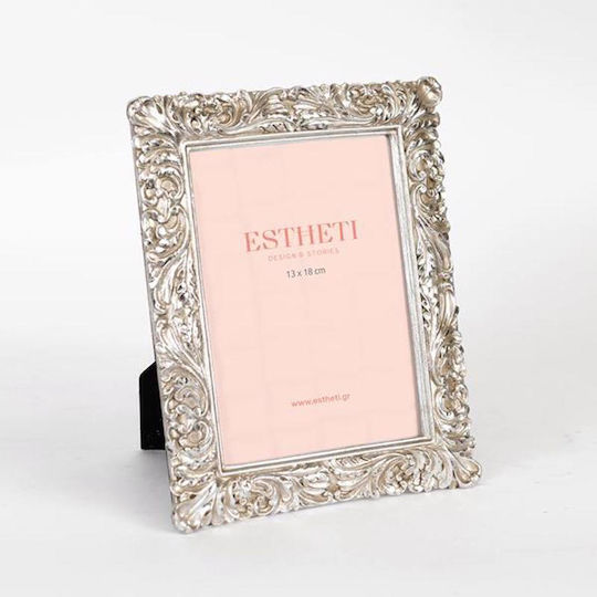 Estheti Home Frame Resin Silver 13x18cm 756-12025 Estheti Home Frame Resin Silver 13x18cm 756-12025