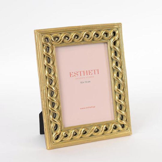 Estheti Home Frame Resin Gold Chain 10x15cm 16.9x2x22cm 756-12064 Estheti Home Frame Resin Gold Chain 10x15cm 16.9x2x22cm 756-12064