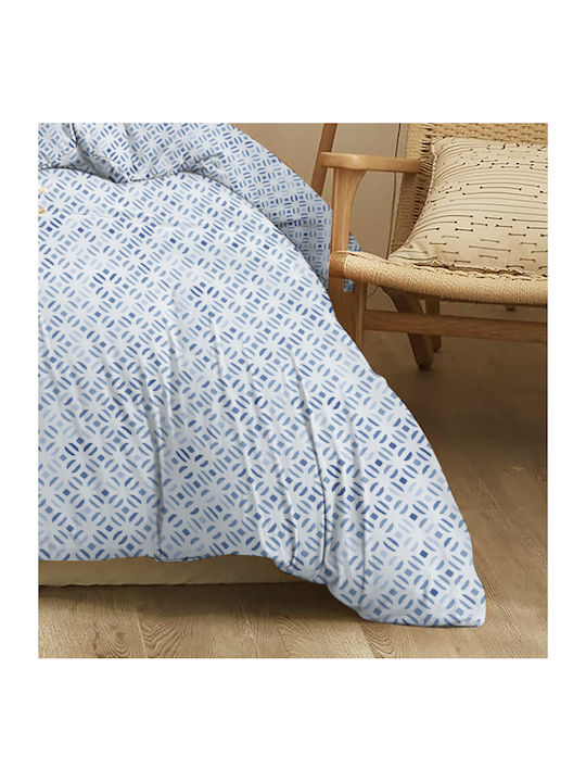 Cokitex Duvet Cover Single 165x245 Marta Mosaic Blue