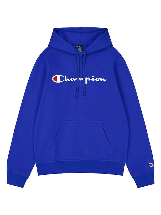 Champion Men's Sweatshirt with Hood Blue