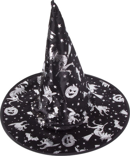 De carnaval Pălărie Argintiu pentru Halloween 1buc