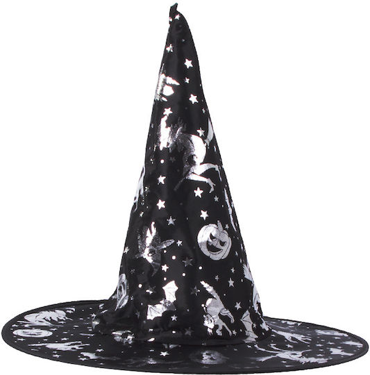 De carnaval Pălărie Argintiu pentru Halloween 1buc
