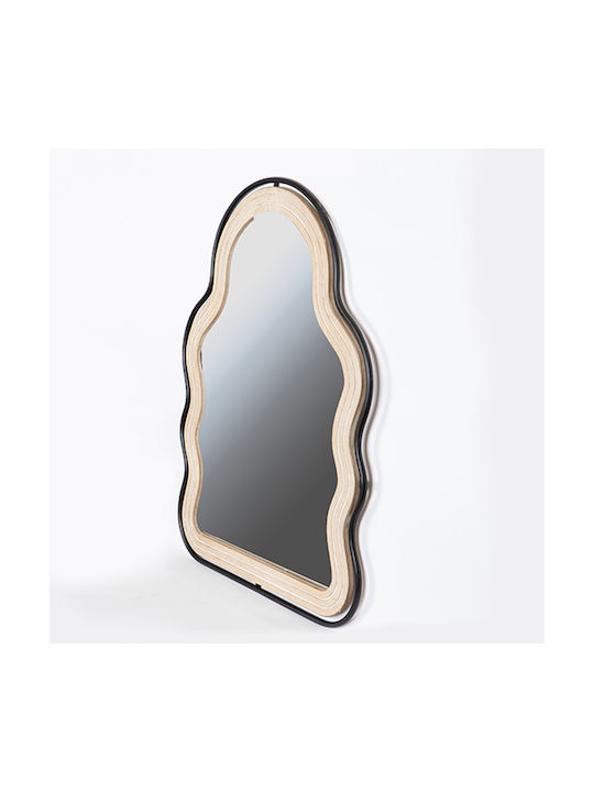 Oglindă de Perete Estheti Home Lemn Natural 64x1.5x84cm 751-10012