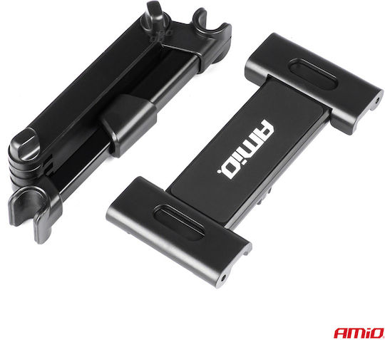 AMiO Car Mobile Mount 6.5" - 12.9" with Adjustable Hooks Black