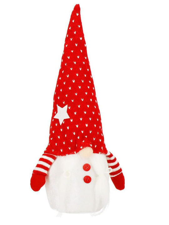 Beleuchtet Weihnachtliche Figur Elf Rot Höhe 33cm