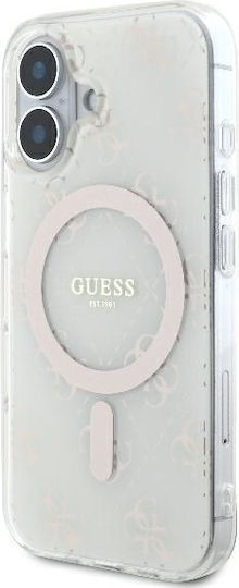 Guess Back Cover White (iPhone 16)