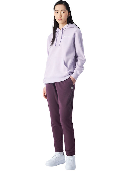 Women's Sweatshirt Hooded Purple