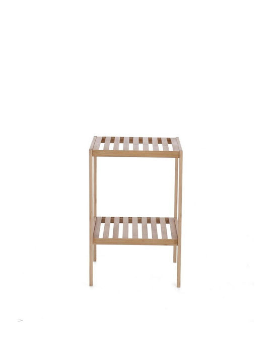 Square Side Table Cayden from Bamboo Natural L33xW33xH50cm.