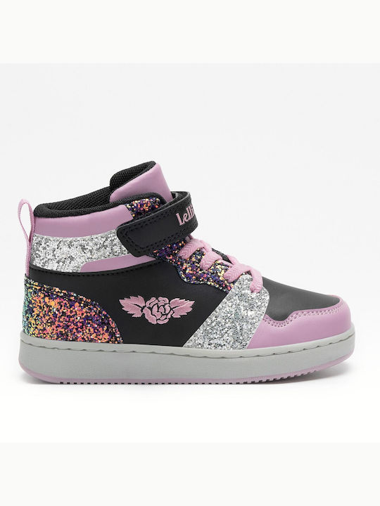 Lelli Kelly Kids Sneakers High with Scratch Black