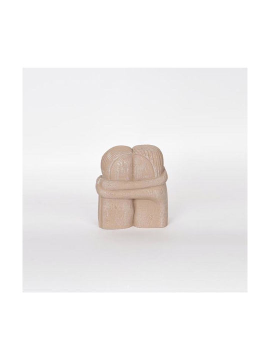 Estheti Home Decorative Sculpture Cement Couple Brown 15x9x14.5cm 752-27025