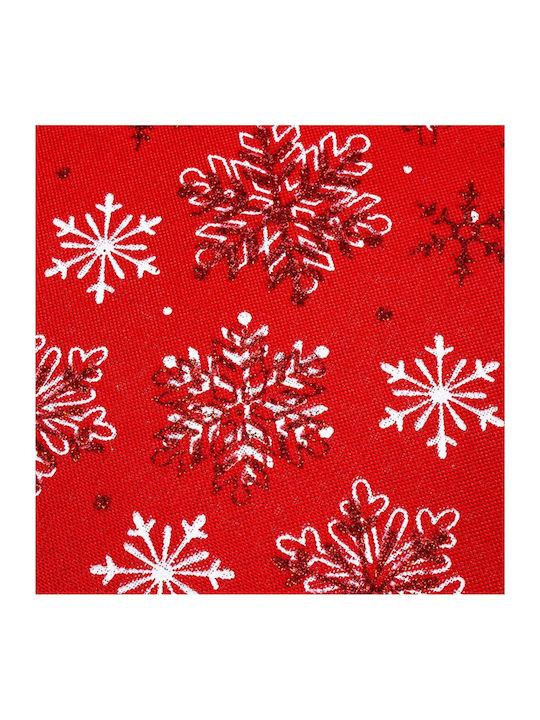 Weihnachtlich Tischtuch Stoff Rot L34xB187cm.