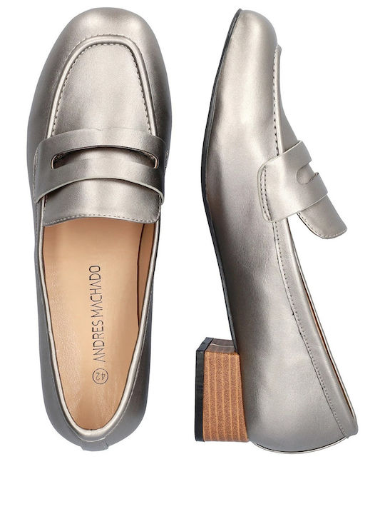 Дамски Loafers в Сребрист Цвят