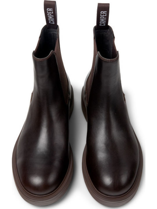 Leather Brown Men's Boots