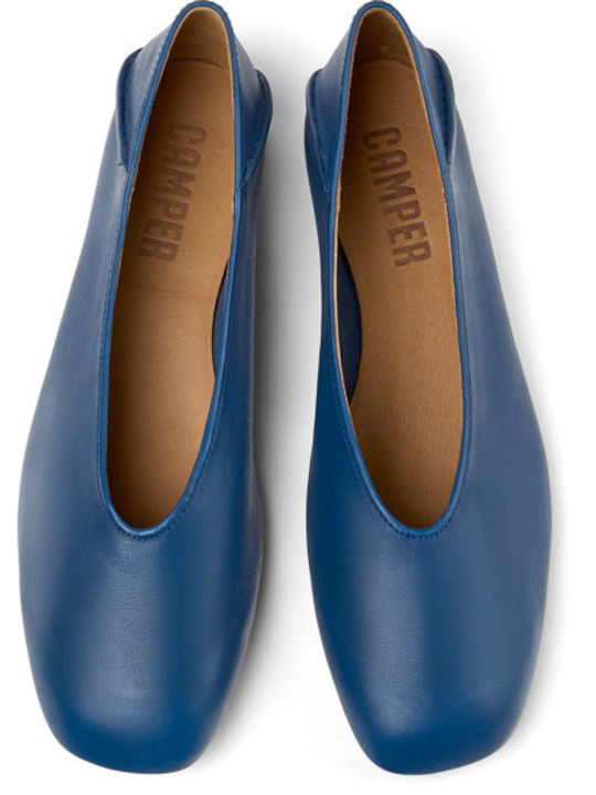 Camper Leather Ballerinas Casi Myra Blue