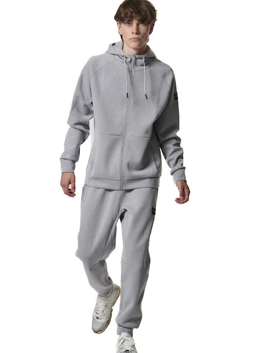 Body Action Men's Sweatpants with Rubber Grey