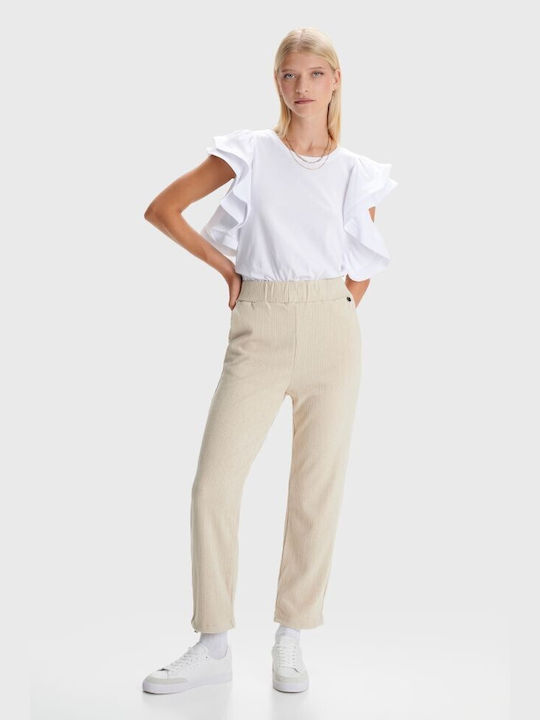 Ale - The Non Usual Casual Women's Sweatpants Beige