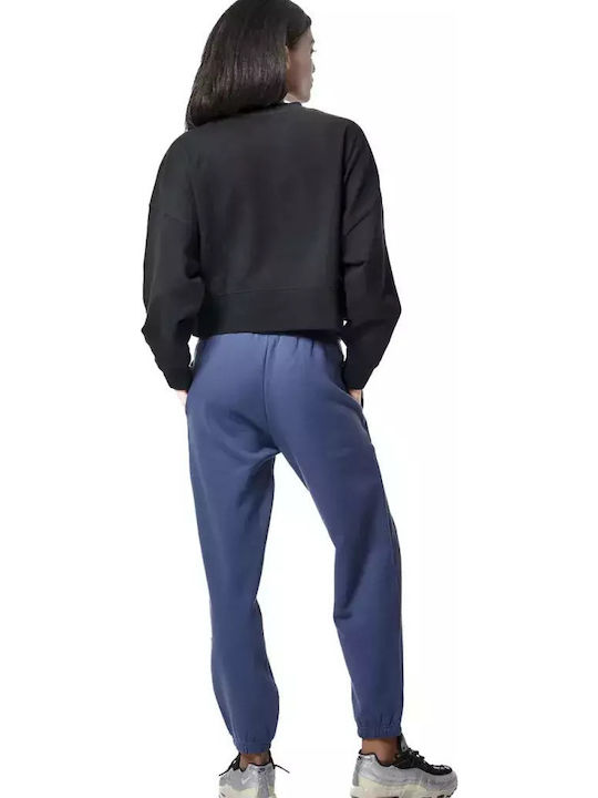 High Waist Sweatpants Blue