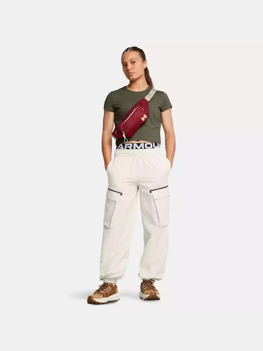 Under Armour Pantaloni de trening pentru femei Alb