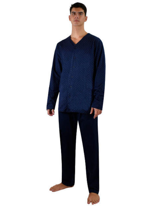 Poleren Men's Winter Pajamas Set Multicolour