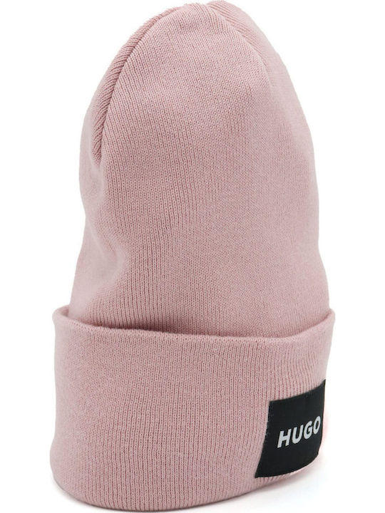 Beanie Γυναικείος Σκούφος Πλεκτός σε Ροζ χρώμα