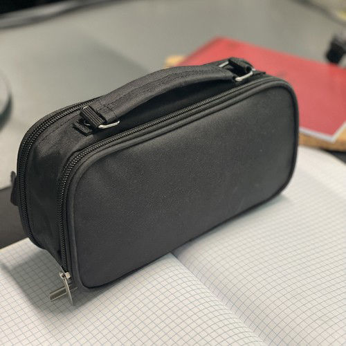 Pencil Case Full with 2 Compartments Black