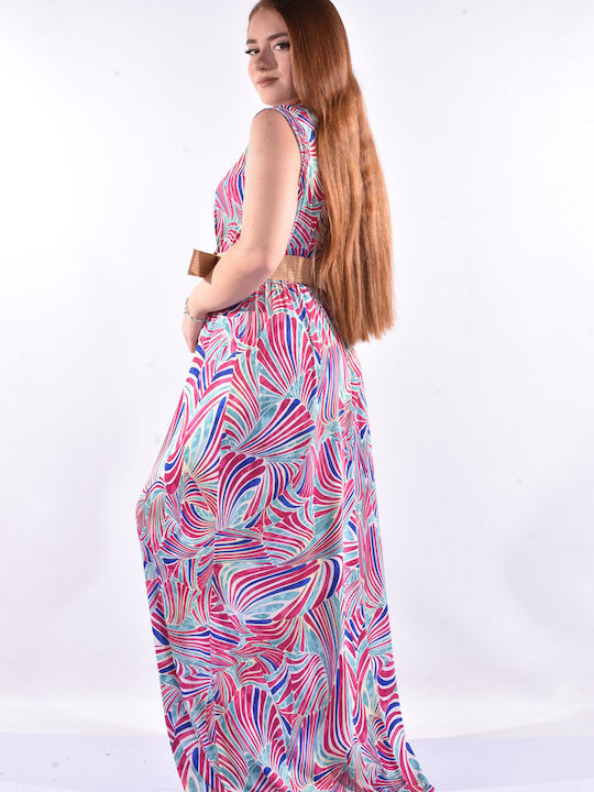 Лятна Maxi Рокля Фуксия